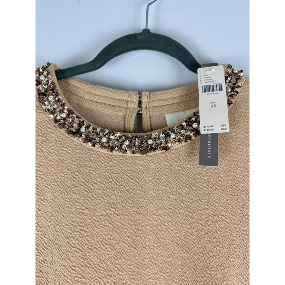 Maeve by Anthropologie Embellished Shift Mini Dress Size XS - Picture 4 of 14